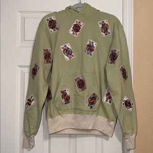 NWOT Samuel Zelig Embroidered Card Hoodie